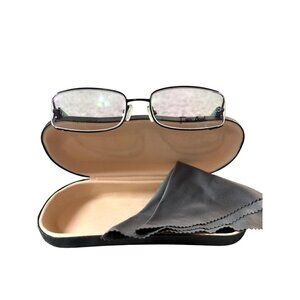 CE Womens Eyeglass Frames Style Face Book Italy FA 2132 Green Rhinestones New